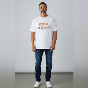 Led Zeppelin Graphic Short Sleeve Band Tee
